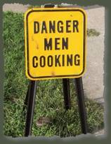 384497 danger men cooking